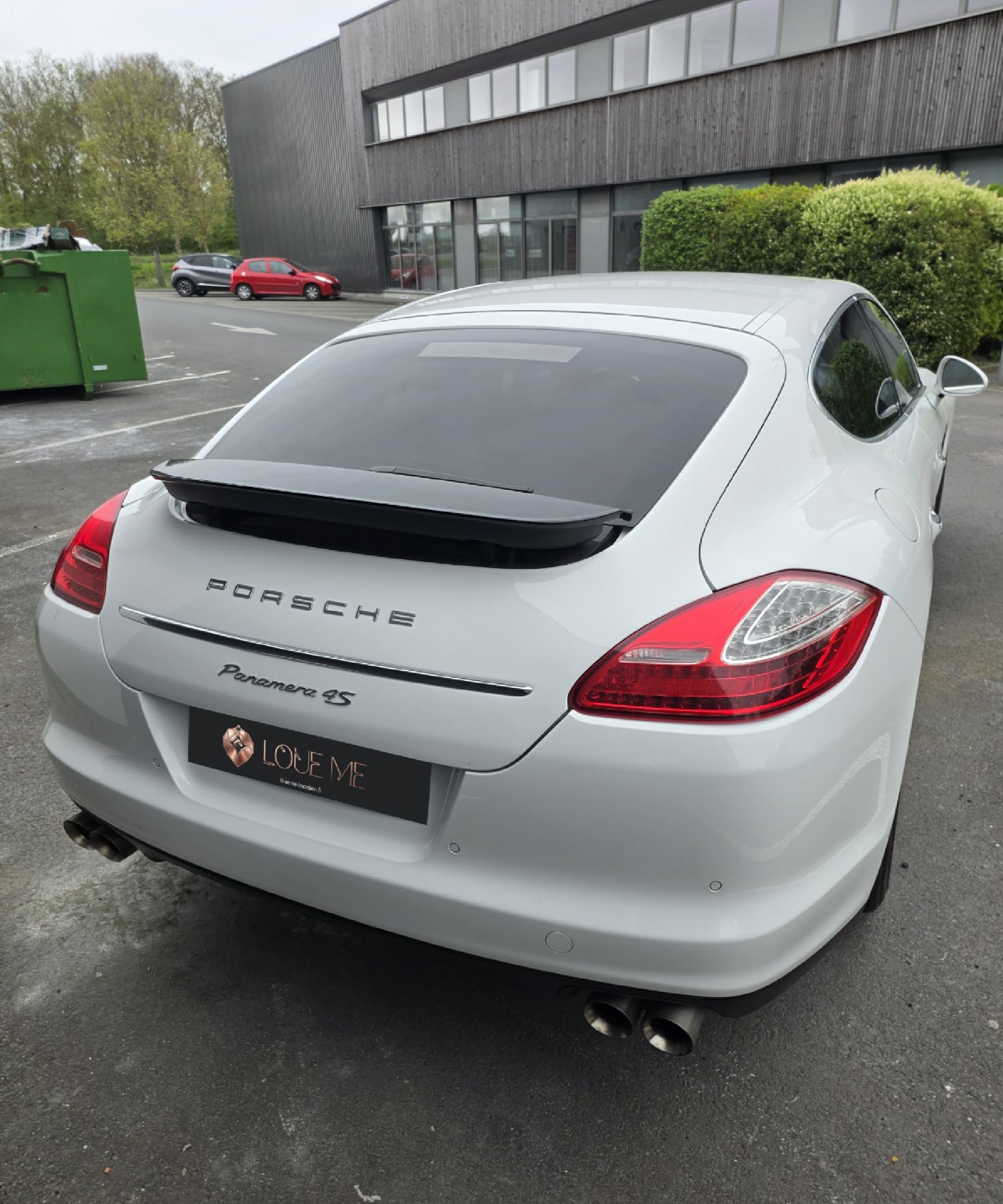 arriere porsche panamera