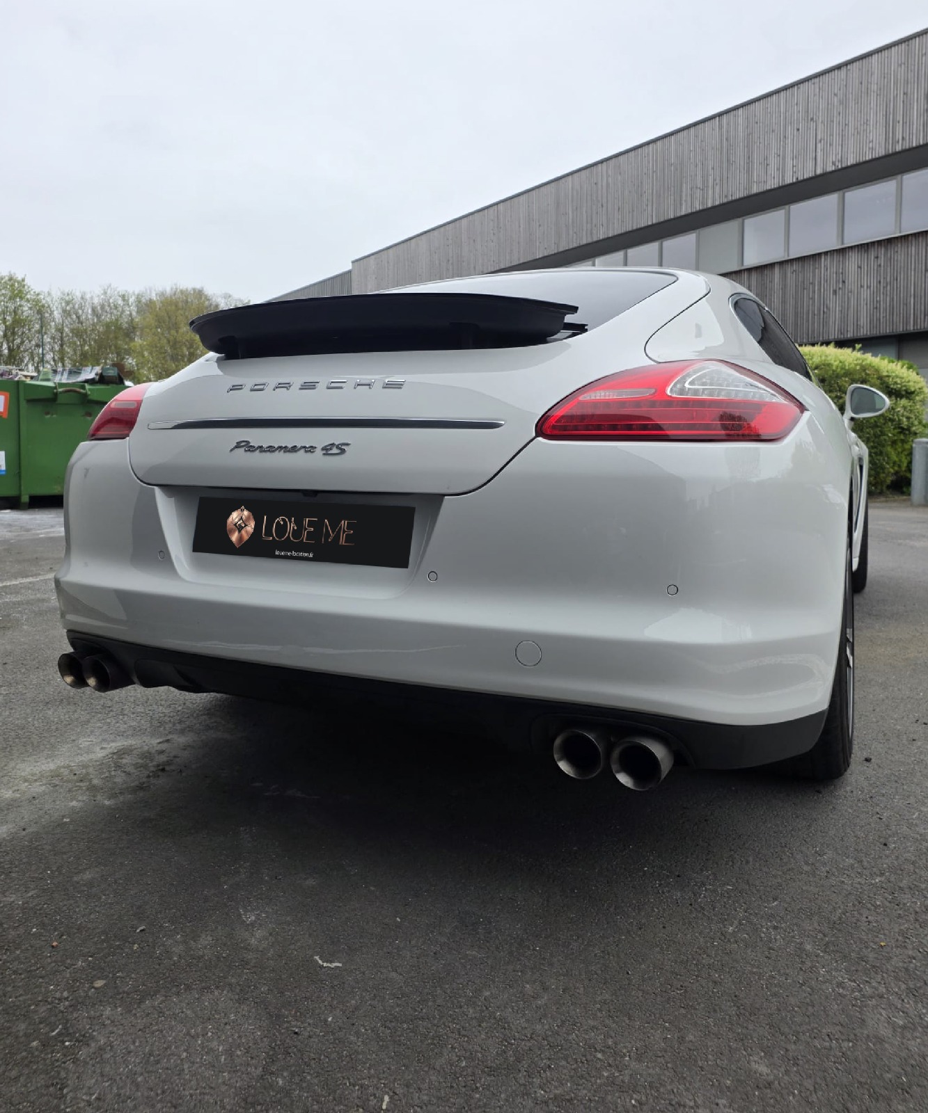 arriere porsche panamera