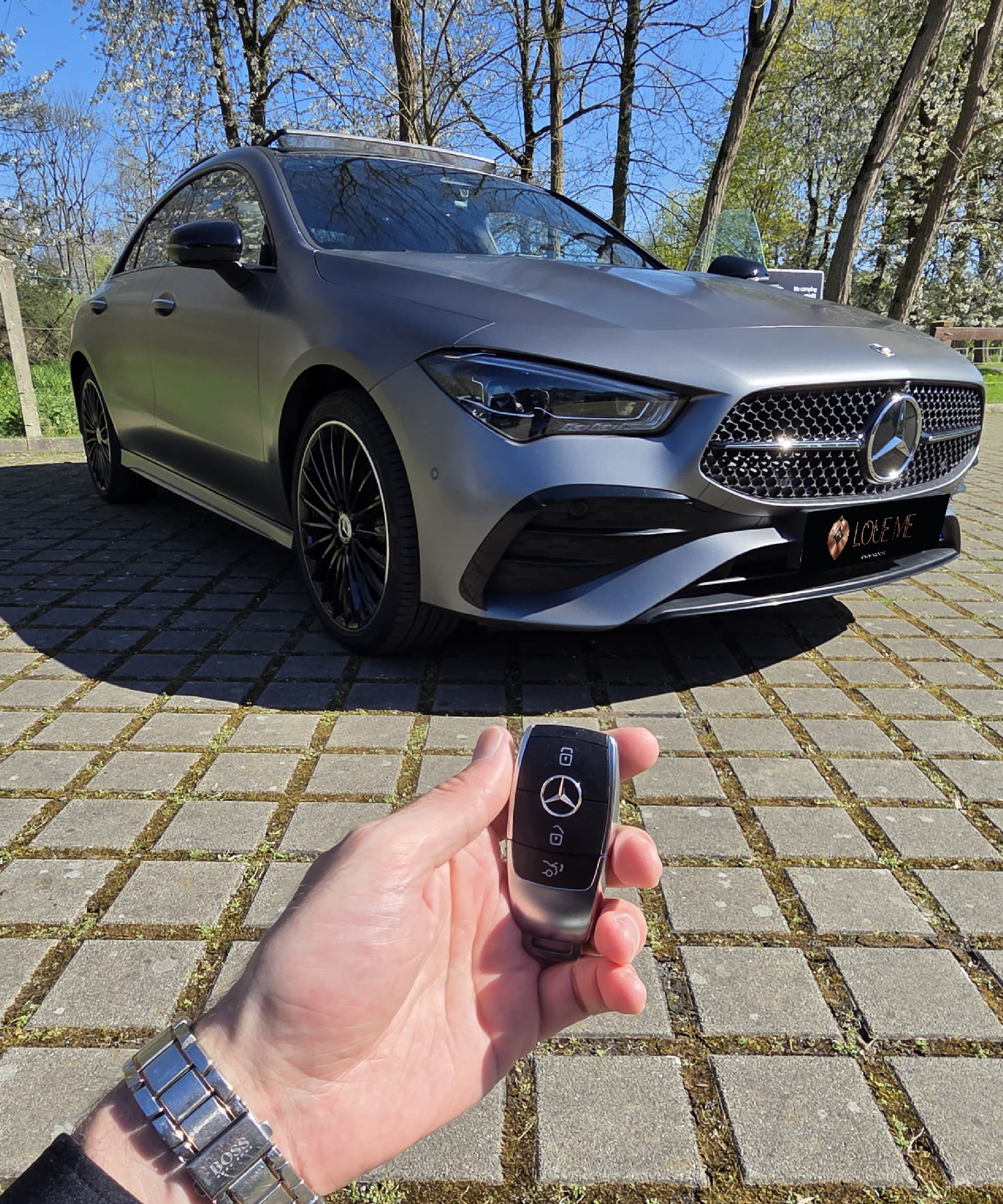 mercedes 3/4 avec clés